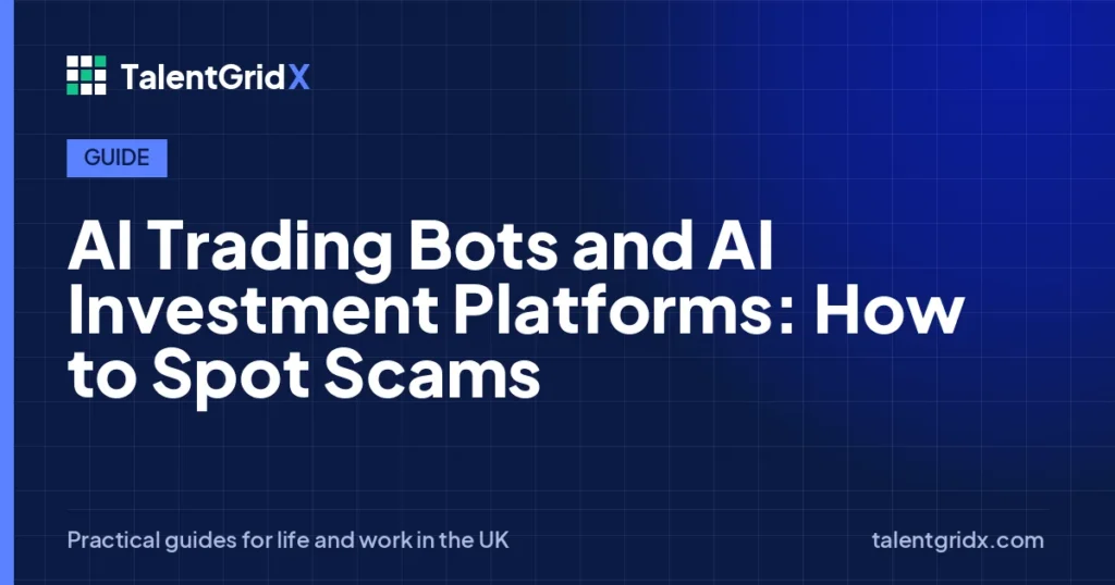Guide: AI Trading Bots and AI Investment Platforms: How to Spot Scams