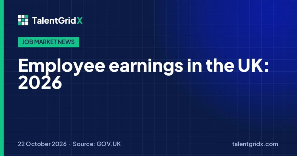 Job Market News: Employee earnings in the UK: 2026