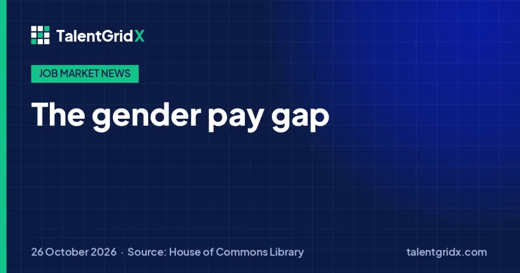 Job Market News: The gender pay gap