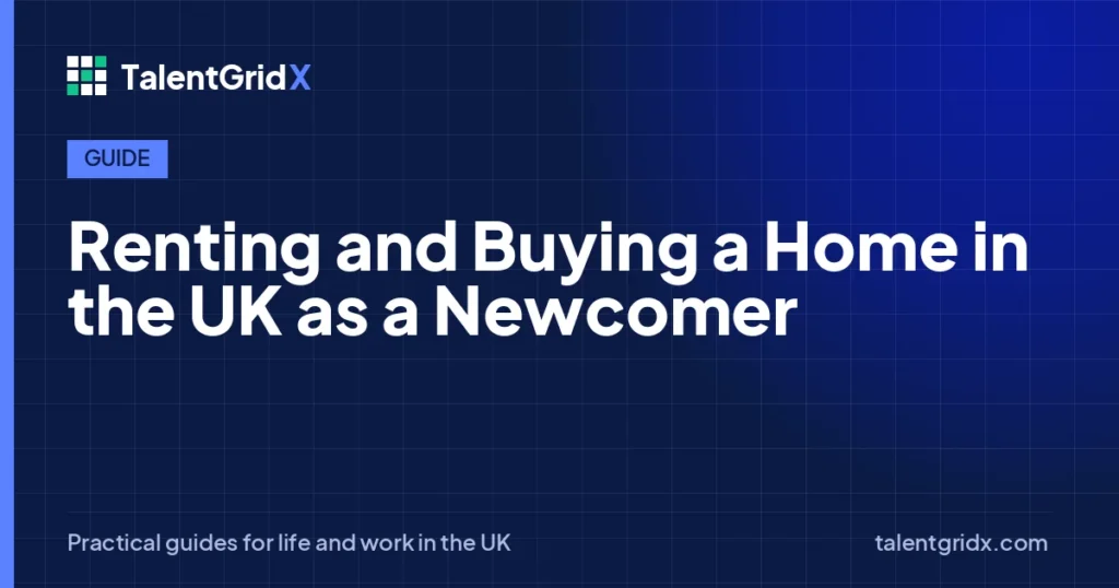 Guide: Renting and Buying a Home in the UK as a Newcomer