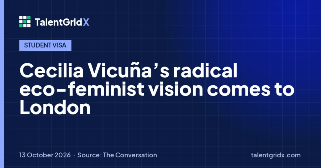 Student Visa: Cecilia Vicuña’s radical eco-feminist vision comes to London