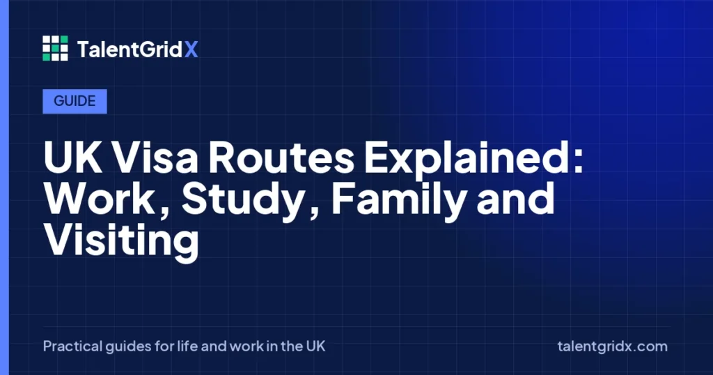 Guide: UK Visa Routes Explained: Work, Study, Family and Visiting
